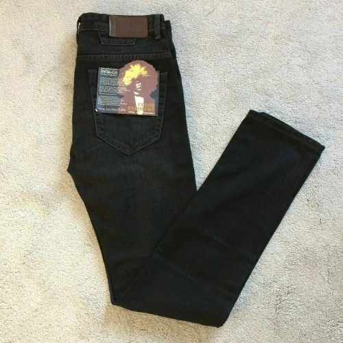 Mens Safado Diesel Jeans Black Slim Straight Leg Skinny Fit 34