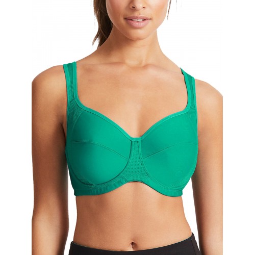 M&s High Impact Total Support Sports Bra Green Non [Chest Size: 32 Cup Size: B Colour: Green]