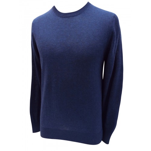 M&s Mens Jumper Crew Neck Cotton Blend Pullovers S [Size: XL Main Colour: Blue]