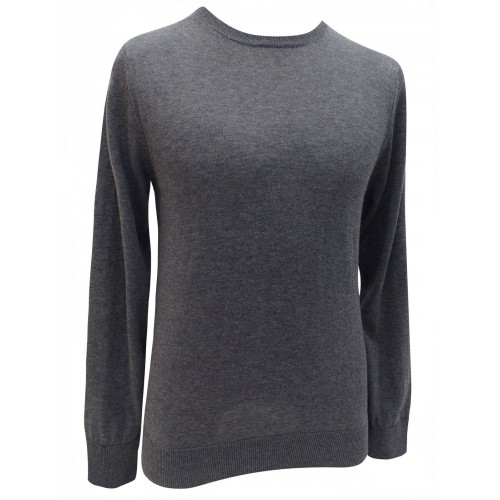 M&s Mens Jumper Crew Neck Cotton Blend Pullovers S [Size: M Main Colour: Grey]