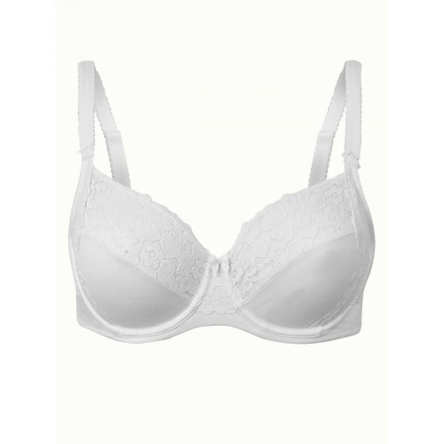 M&s Supima Cotton Rich Non-padded Full Cup Wired Bra Cool Comfort